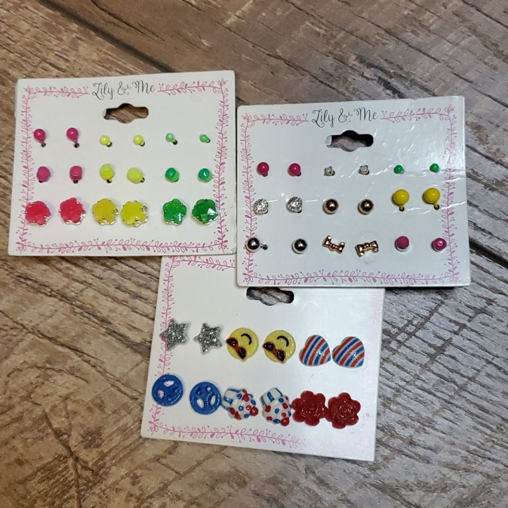 Lily & Me Children's Earnings 24 pairs